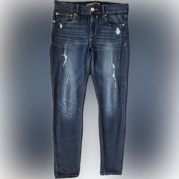 Size 6 Short Express legging mid-rise jeans - Picture 1 of 4